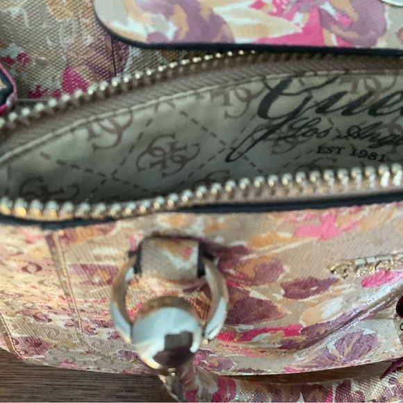 Guess Floral Satchel - Picture 6 of 10